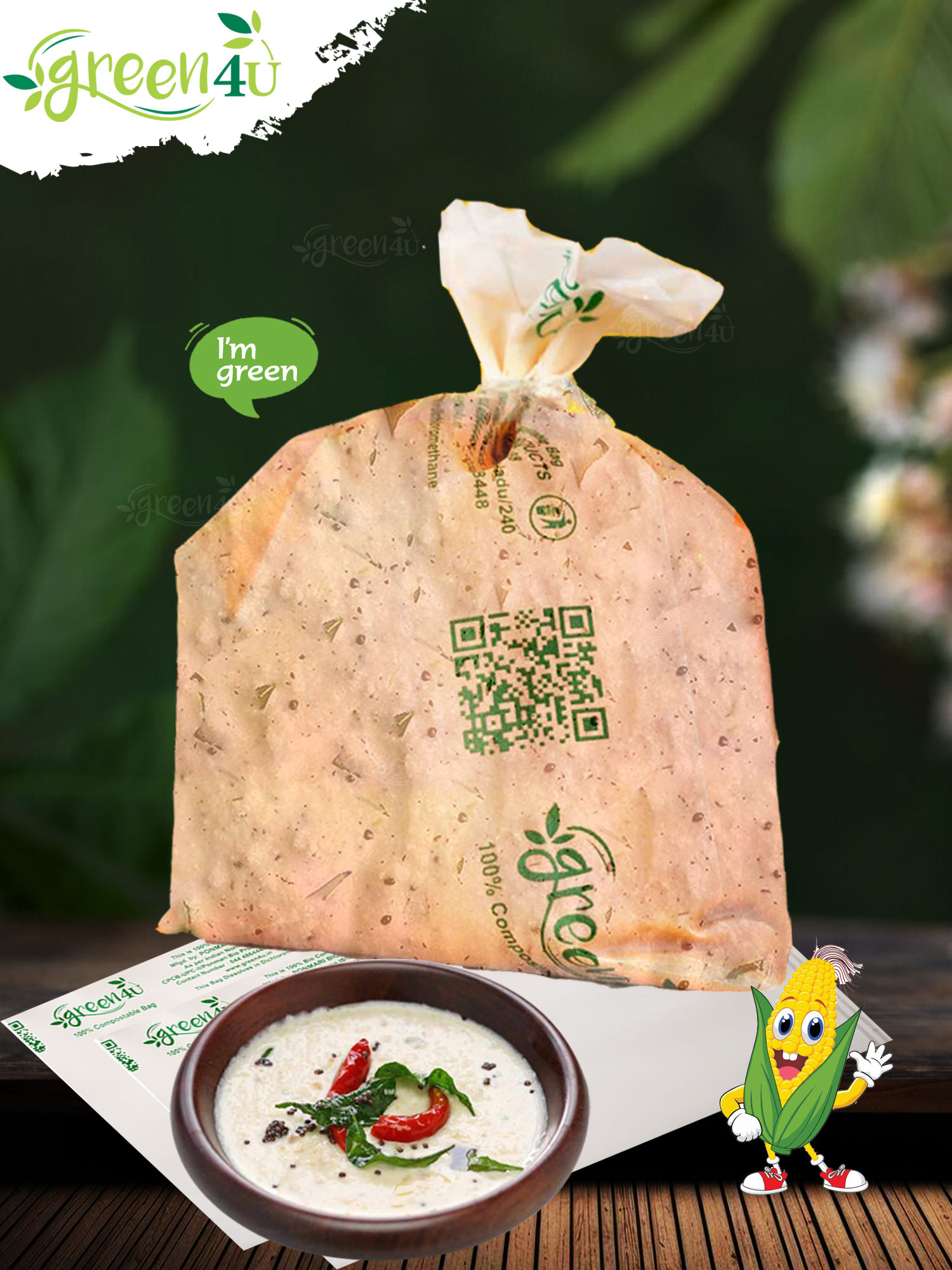 Chutney sambar pouches